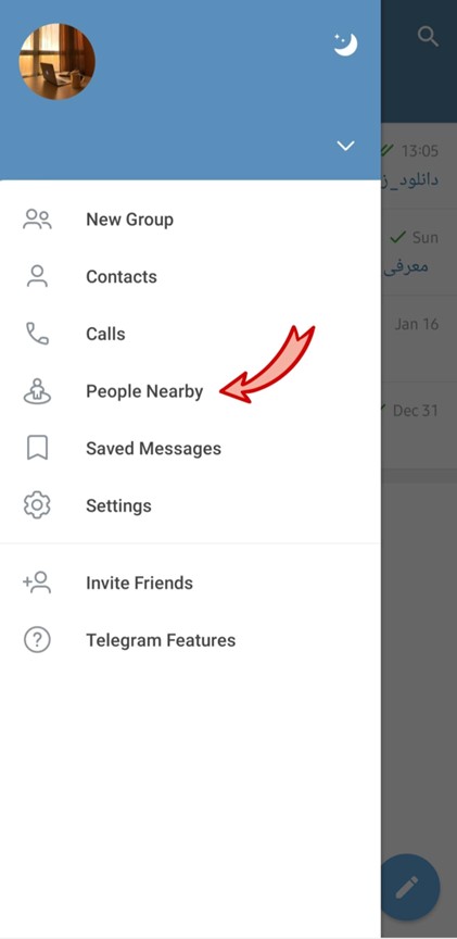 آموزش پیدا کردن افراد نزدیک در تلگرام با چند روش ساده!